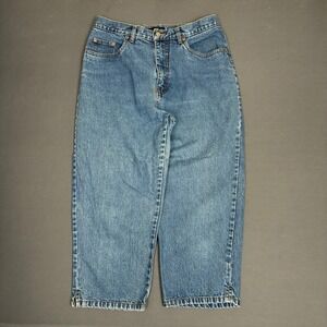 Bill Blass Women's Capri Jeans Medium Wash Size 12 (30x21) Y2K